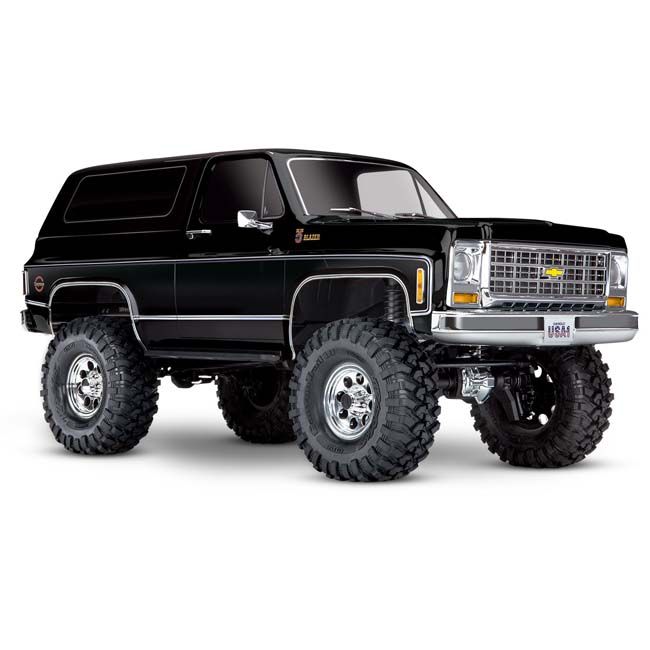 TRX-82276-4-BLK Traxxas TRX-4® Scale and Trail® Crawler w/ clipless 1979 Chevrolet Blazer Body: 4WD Electric Truck