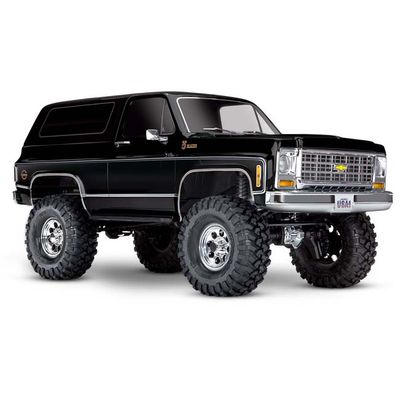 TRX-82276-4-BLK Traxxas TRX-4® Scale and Trail® Crawler w/ clipless 1979 Chevrolet Blazer Body: 4WD Electric Truck