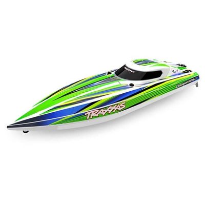 TRX-106064-4-GRN Traxxas Disruptor®: High Performance Race Boat with TQ™  2.4 GHz radio system