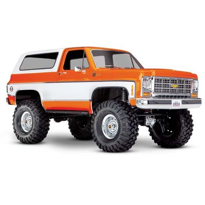 TRX-82276-4-ORNG Traxxas TRX-4® Scale and Trail® Crawler w/ clipless 1979 Chevrolet Blazer Body: 4WD Electric Truck