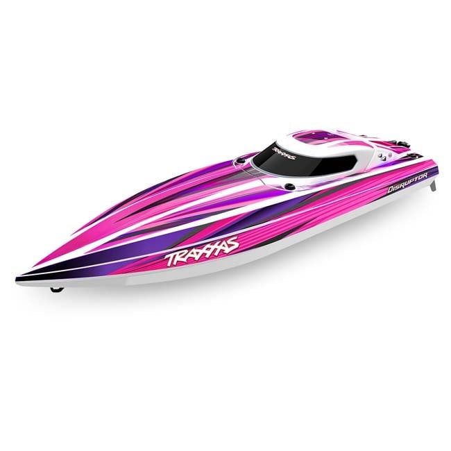 TRX-106064-4-PINK Traxxas Disruptor®: High Performance Race Boat with TQ™  2.4 GHz radio system