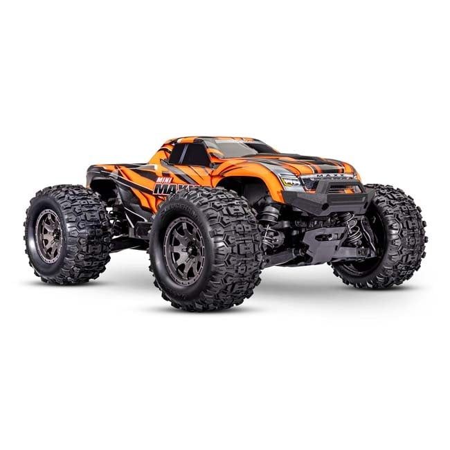 TRX-107154-1-ORNG Traxxas Mini Maxx BL-2S 4WD Orange