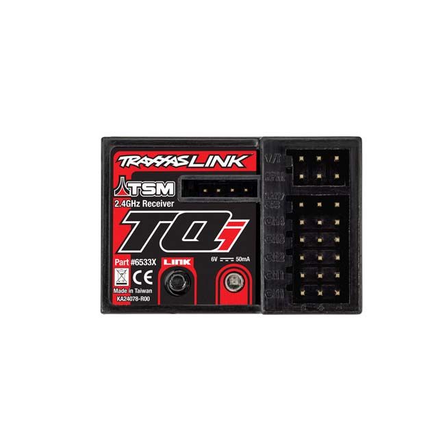 TRX-6533X Traxxas Receiver, micro, TQi 2.4GHz with telemetry &amp; TSM (5-channel)