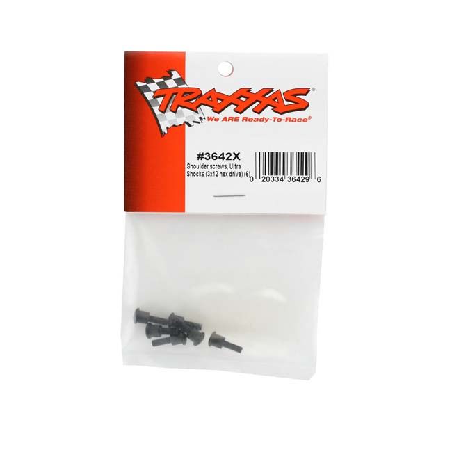 TRX-3642X Traxxas Shoulder screws, Ultra Shocks (3x12 hex drive) (6)