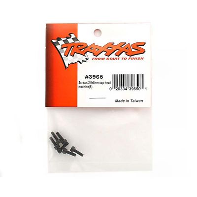TRX-3965 Traxxas Screws, 2.5x8mm cap-head machine (6)
