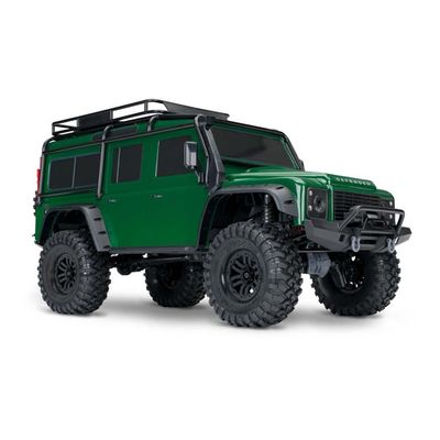 TRX-82256-4-GRN Traxxas TRX-4 Land Rover Defender Green - Clipless