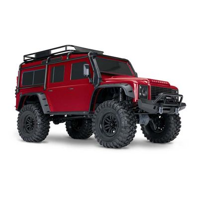 TRX-82256-4-RED Traxxas TRX-4 Land Rover Defender Red - Clipless