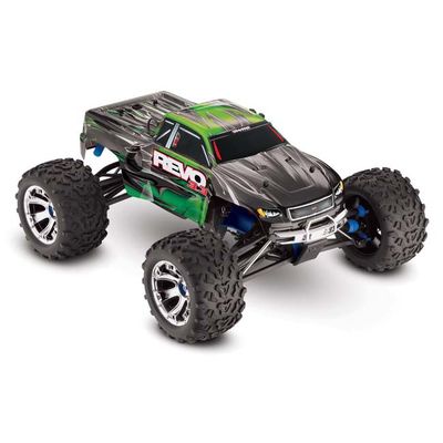 TRX-53097-3-GRN Traxxas Revo® 3.3: 4WD Nitro-Powered Monster Truck (with Telemetry Sensors) with TQi 2.4GHz Radio System