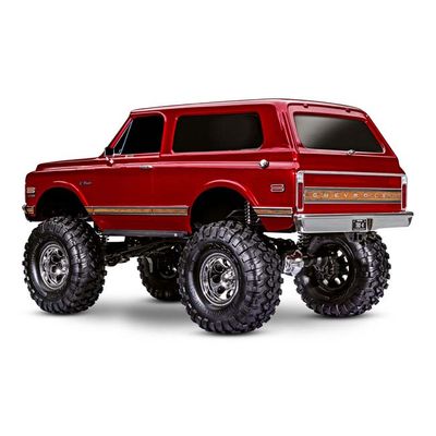 TRX-92086-4-RED Traxxas Red TRX-4® High Trail Edition™ with 1972 Chevrolet® Blazer® Body: 4WD Electric Truck with TQi™ 2.4gHz radio system