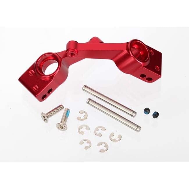 TRX-1952A Traxxas Rear Stub Axle Carriers Red-Anodized 6061-T6 Aluminum (2)