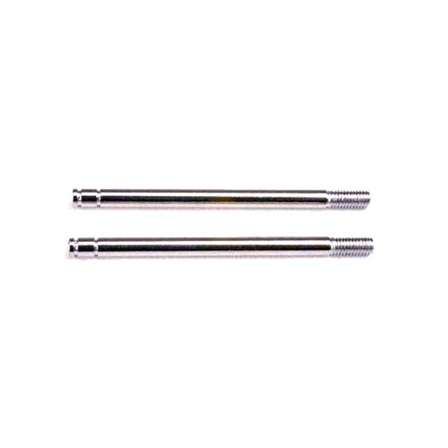TRX-1664 Traxxas Shock shafts, steel, chrome finish (long) (2)