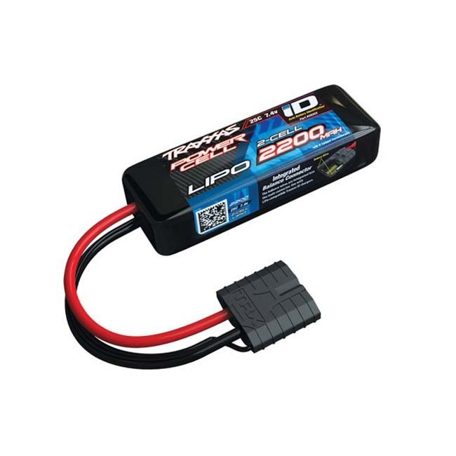 TRX-2820X Traxxas 2200 mAh 7.4V 2-Cell 25C LiPo Battery with iD Connector