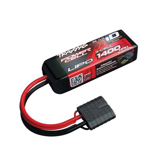 TRX-2823X Traxxas 1400 mAh 11.1V 3-Cell 25C LiPo Battery with iD Connector