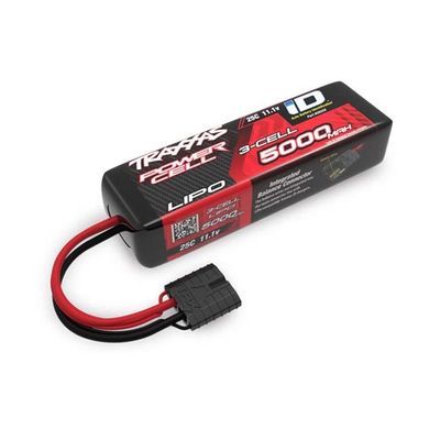 TRX-2832X Traxxas 5000 mAh 11.1V 3-Cell 25C LiPo Battery with iD Connector (Short) TRX-2832X Traxxas 5000 mAh 11.1V 3-Cell 25C LiPo Battery with iD Connector (Short)