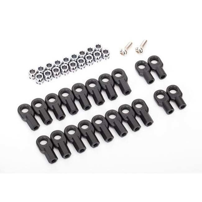 TRX-1942 Traxxas Rod Ends (16 Long + 4 Short) Hollow Ball Connectors (18) Screws (2)