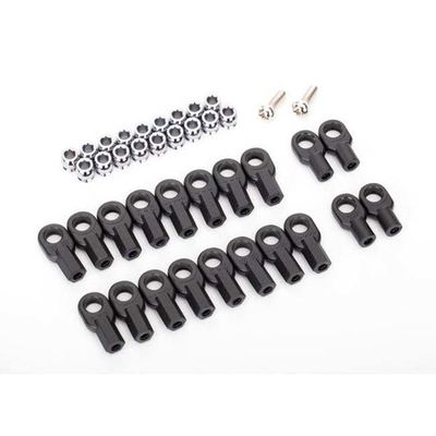 TRX-1942 Traxxas Rod Ends (16 Long + 4 Short) Hollow Ball Connectors (18) Screws (2)