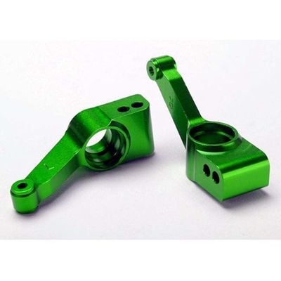TRX-1952G Traxxas Rear Stub Axle Carriers Green-Anodized 6061-T6 Aluminum (2)