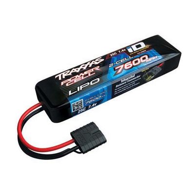 TRX-2869X Traxxas 7600 mAh 7.4V 2-Cell 25C LiPo Battery with iD Connector
