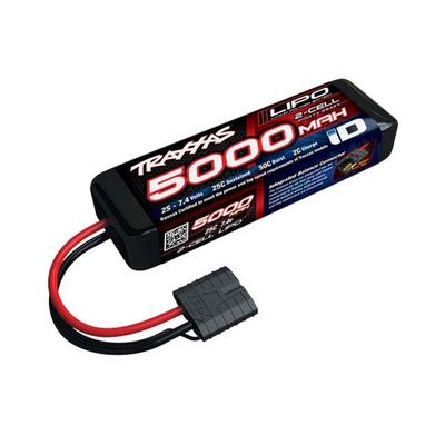 TRX-2842X Traxxas 5000 mAh 7.4V 2-Cell 25C LiPo Battery with iD Connector
