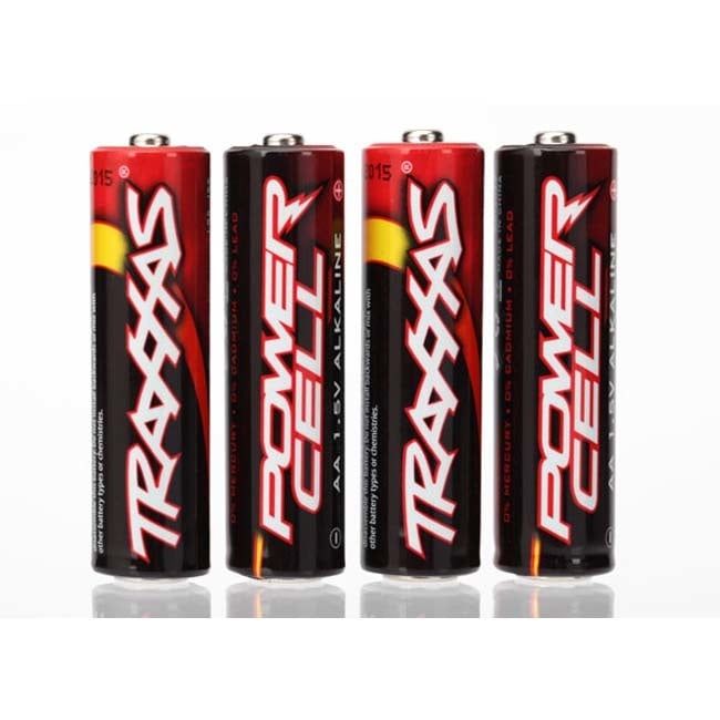 TRX-2914 Traxxas Power Cell AA Alkaline Batteries (4×)