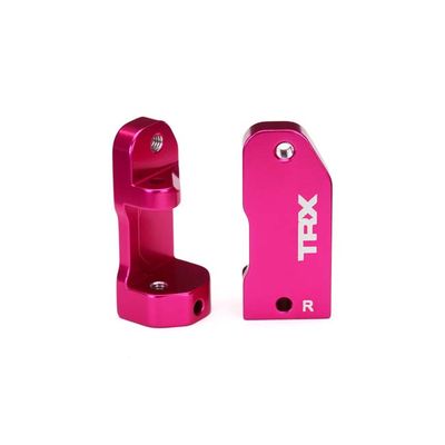 TRX-3632P Traxxas Caster Blocks, 30-Degree, Pink-Anodized 6061-T6 Aluminum (Left &amp; Right)