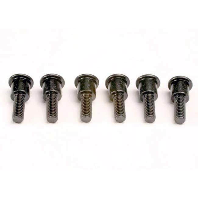 TRX-3642 Traxxas Shock Attachment Screws, 3 × 12 mm Shoulder Screws, Phillips Head (6)