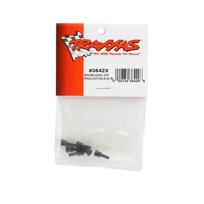 TRX-3642X Traxxas Shoulder Screws, Shocks, 3 × 12 mm Hex Drive (6)