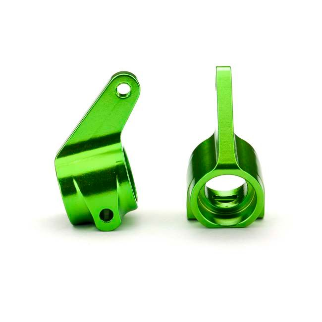 TRX-3636G Traxxas Steering Blocks, Green-Anodized 6061-T6 Aluminum (2), with 5x11mm Ball Bearings (4)