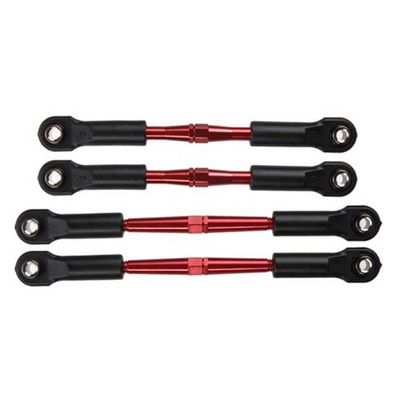 TRX-3741X Traxxas Aluminum Camber Link Set, Red-Anodized (4) with Wrench