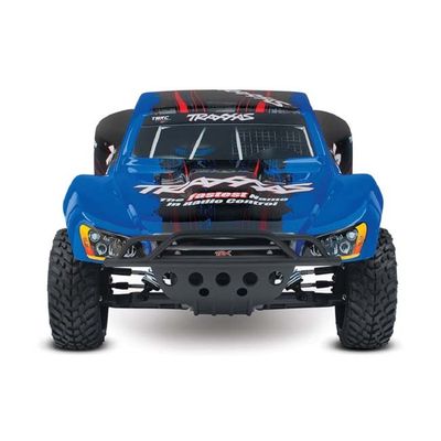 TRX-44056-3-BLUE Traxxas Nitro Slash 1/10 Nitro 2WD SCT with TQi TSM RTR - Blue