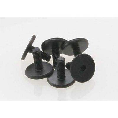 TRX-3931 Traxxas Screws, 3×8 mm Flat-Head Machine (Hex Drive) (6)