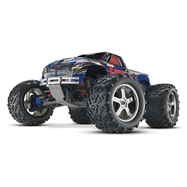 TRX-49077-3-BLUE Traxxas T-Maxx 3.3 Nitro 4WD Monster Truck RTR with TQi and TSM - Blue
