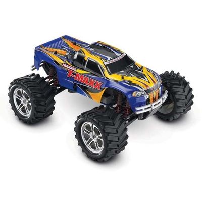 TRX-49104-1-BLUE Traxxas T-Maxx Classic 1/10 Nitro 4WD Monster Truck RTR Blue