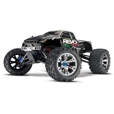 TRX-53097-3-GRN Traxxas Revo 3.3 4WD Nitro Monster Truck RTR - Green