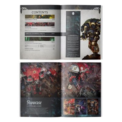 GWS-54-01 Games Workshop Warhammer 40,000 Codex: Imperial Knights, 9th Edition Hardback