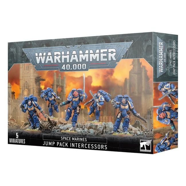 GWS-48-13 Games Workshop Warhammer 40,000 Space Marines: Jump Pack Intercessors