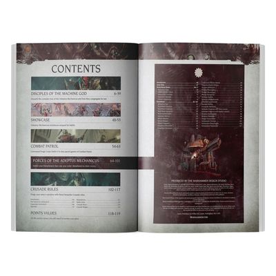 GWS-59-01 Games Workshop Warhammer 40,000 Codex: Adeptus Mechanicus, 9th Edition Hardback