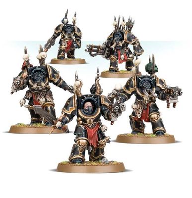 GWS-43-19 Games Workshop Warhammer 40,000: Chaos Space Marine Terminator Squad