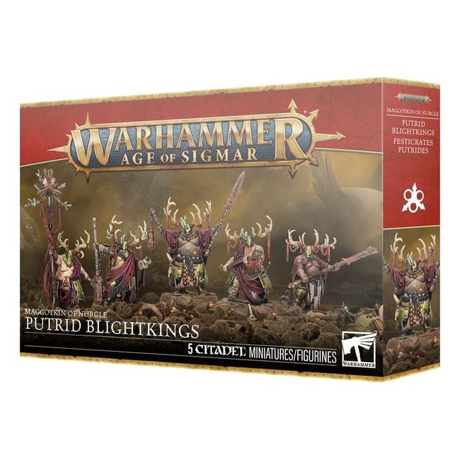 GWS-83-28 Games Workshop Warhammer Age of Sigmar Maggotkin of Nurgle: Putrid Blightkings