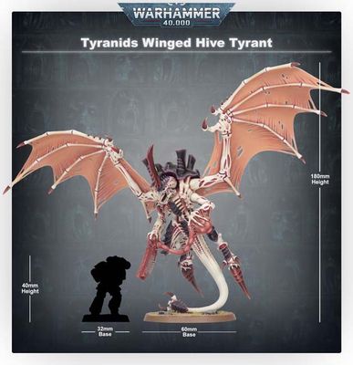 GWS-51-08 Games Workshop Warhammer 40K Tyranids: Hive Tyrant / The Swarmlord