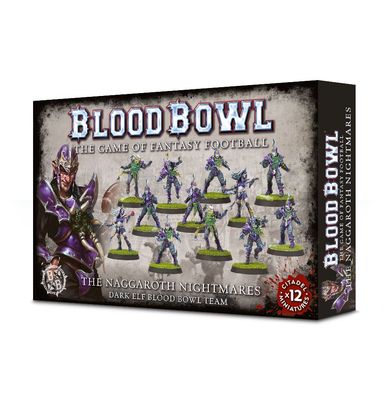 GWS-200-54 Games Workshop Blood Bowl: Dark Elf Team - Naggaroth Nightmares GWS-200-54 Games Workshop Blood Bowl: Dark Elf Team - Naggaroth Nightmares