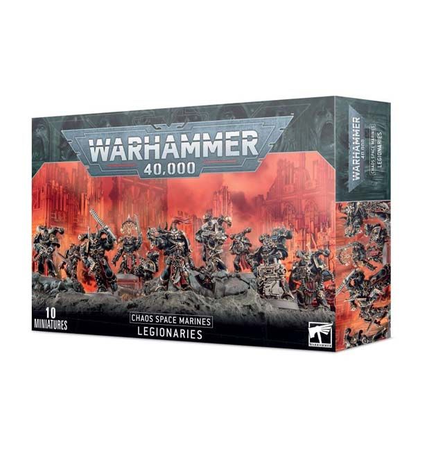 GWS-43-06 Games Workshop Warhammer 40,000 Chaos Space Marines: Legionaries (2022 Box)