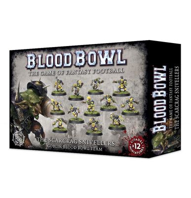GWS-200-27 Games Workshop Blood Bowl: Goblin Team - Scarcrag Snivellers GWS-200-27 Games Workshop Blood Bowl: Goblin Team - Scarcrag Snivellers