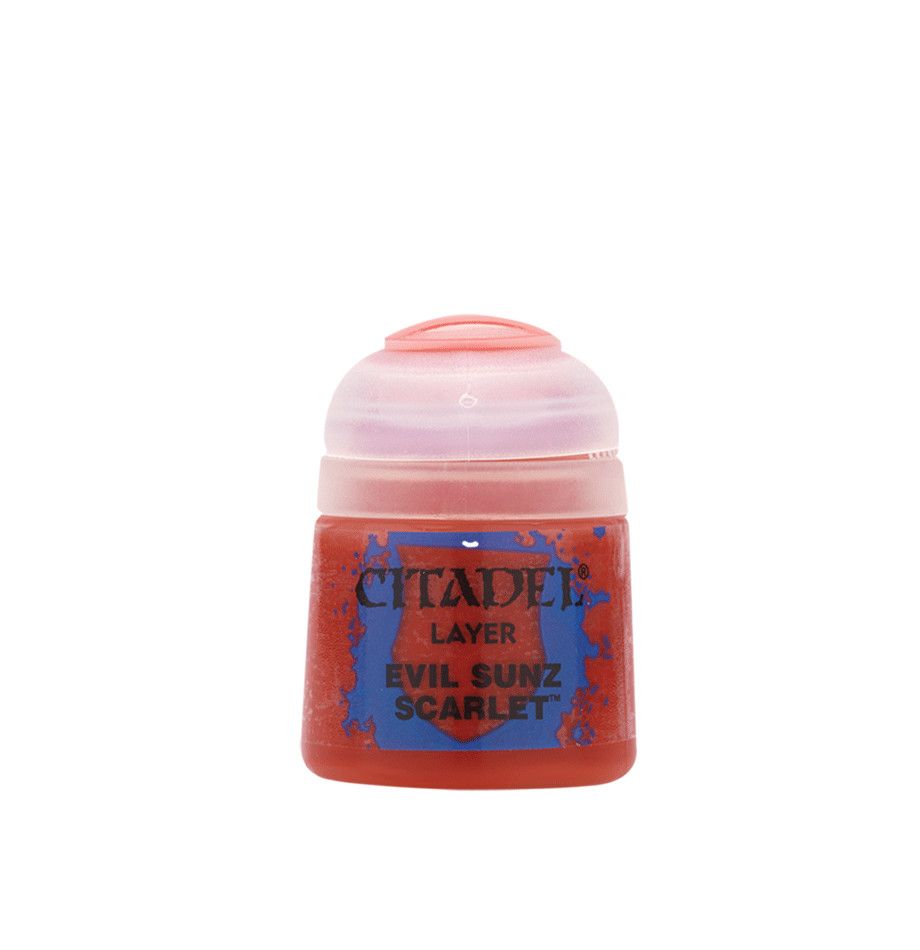 GWS-22-05 Games Workshop Citadel Colour Layer: Evil Sunz Scarlet (12ml)