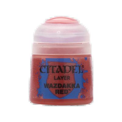 GWS-22-07 Games Workshop Citadel Colour Layer: Wazdakka Red (12ml)