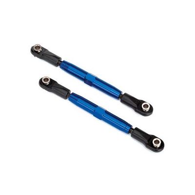 TRX-3643X Traxxas TUBES Front Camber Links, 7075-T6 Aluminum, Blue-Anodized, 83 mm (Pair)
