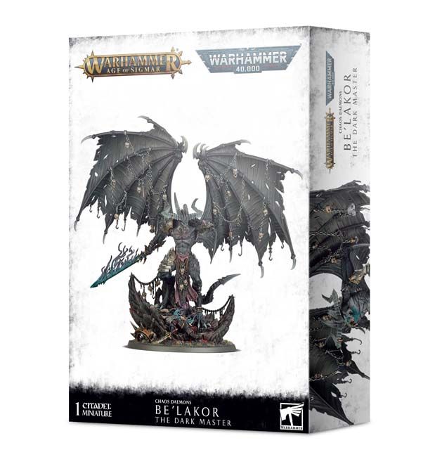 GWS-97-19 Games Workshop Warhammer 40,000 &amp; Age of Sigmar: Be'lakor, the Dark Master