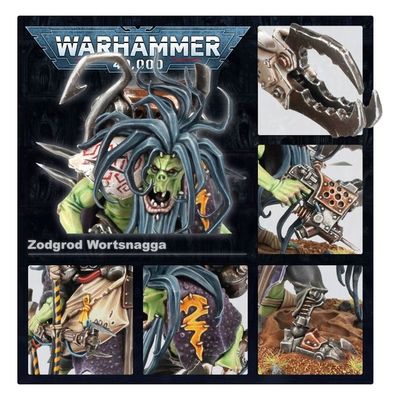 GWS-50-50 Games Workshop Warhammer 40K Orks: Zodgrod Wortsnagga
