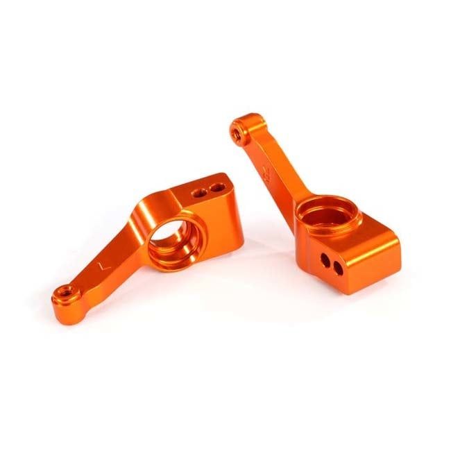 TRX-1952T Traxxas Rear Stub Axle Carriers Orange-Anodized 6061-T6 Aluminum (2)
