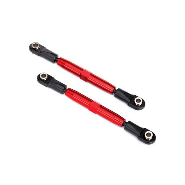TRX-3643R Traxxas TUBES Front Camber Links, 7075-T6 Aluminum, Red-Anodized, 83 mm (Pair)